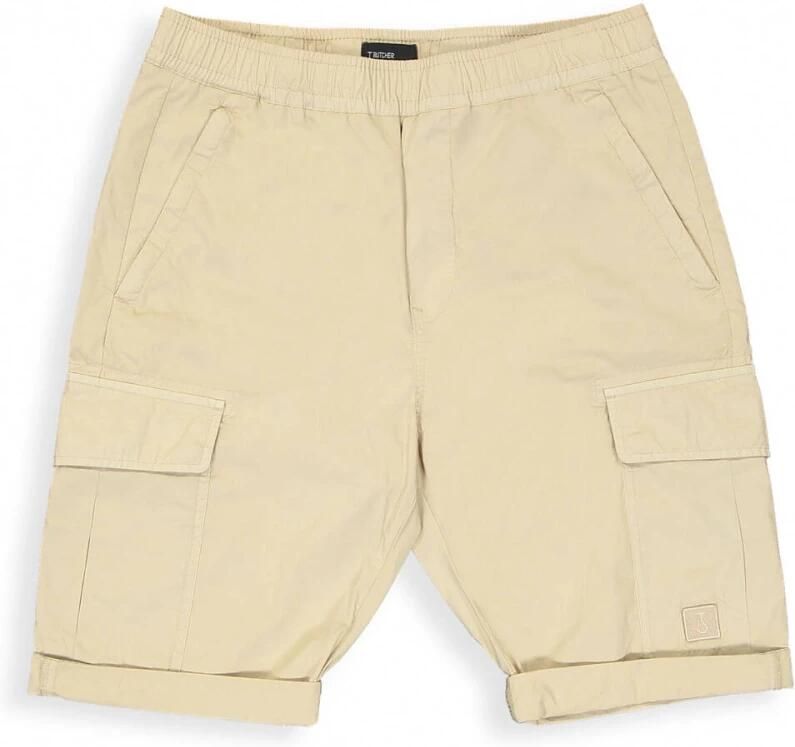 Butcher of Blue Slim Cargo Shorts met Cargo Zakken Beige Heren - Foto 5