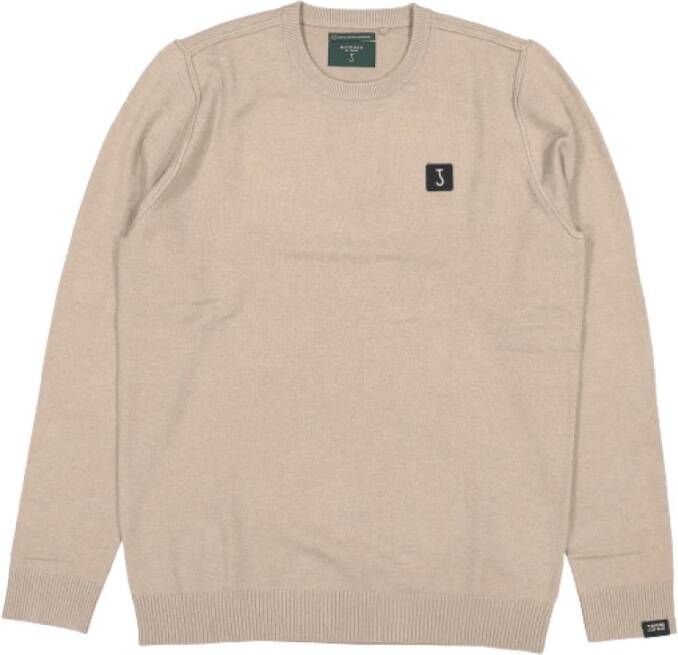 Butcher of Blue Clifden Crew Trui Beige Heren