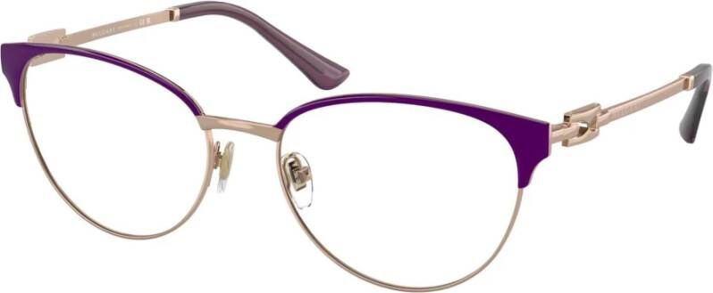 Bvlgari Violet Eyewear Frames Purple Dames