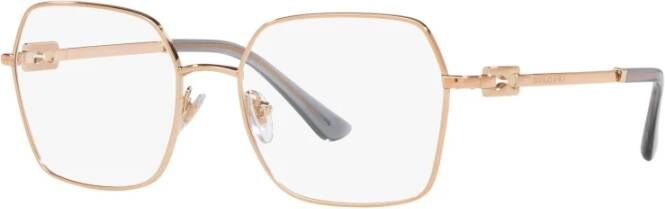 Bvlgari Rose Gouden Brillenmontuur Yellow Unisex