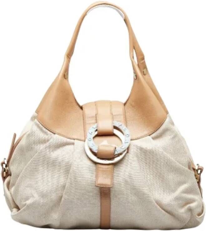 Bvlgari Vintage Pre-owned Canvas shoulder-bags Meerkleurig Dames
