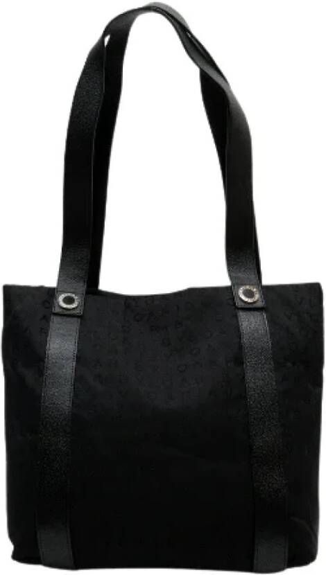 Bvlgari Vintage Pre-owned Canvas shoulder-bags Zwart Dames