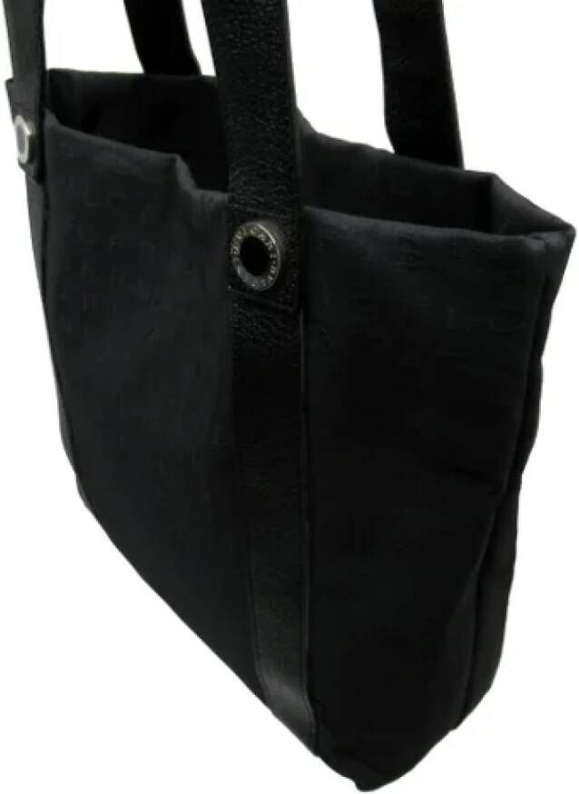 Bvlgari Vintage Pre-owned Canvas shoulder-bags Zwart Dames