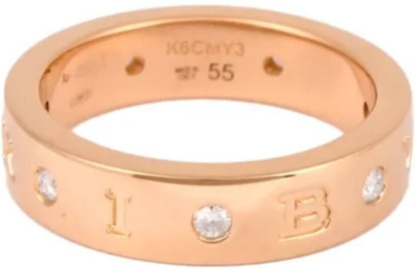 Bvlgari Vintage Pre-owned Rose Gold rings Roze Dames