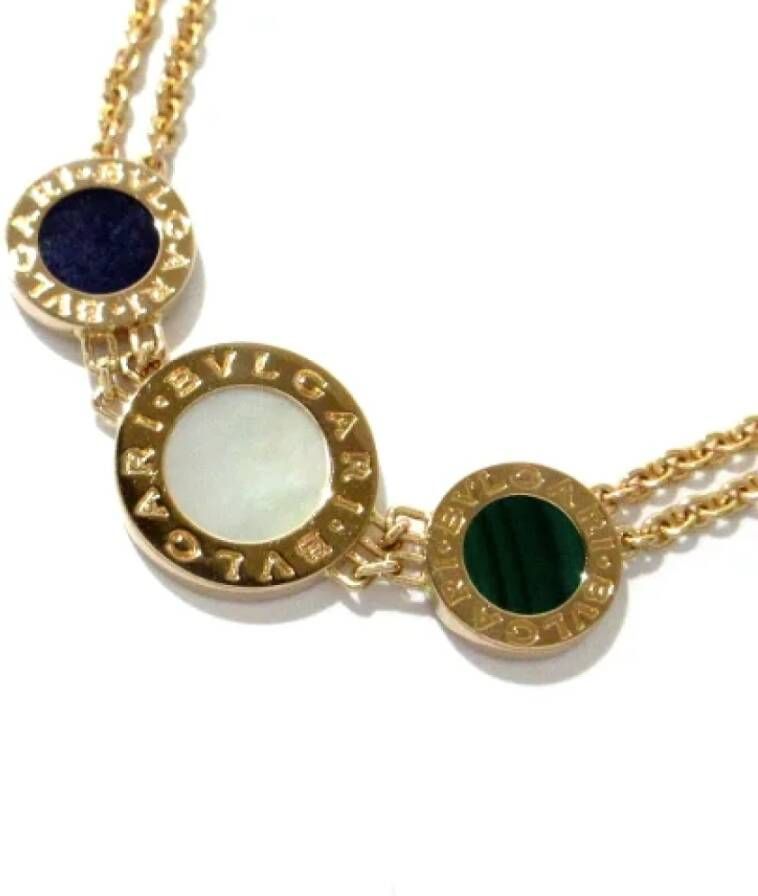 Bvlgari Vintage Pre-owned Yellow Gold necklaces Geel Dames