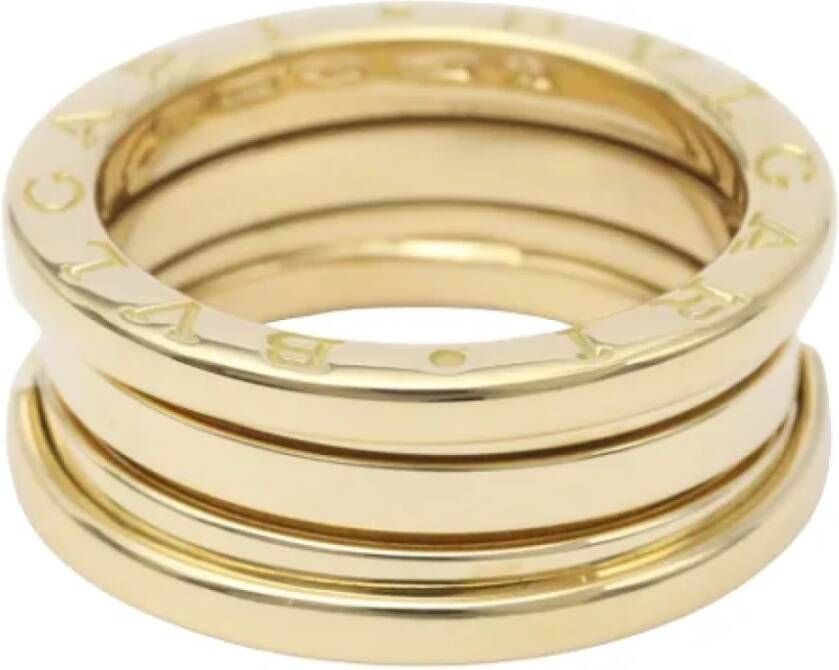 Bvlgari Vintage Pre-owned Yellow Gold rings Geel Dames