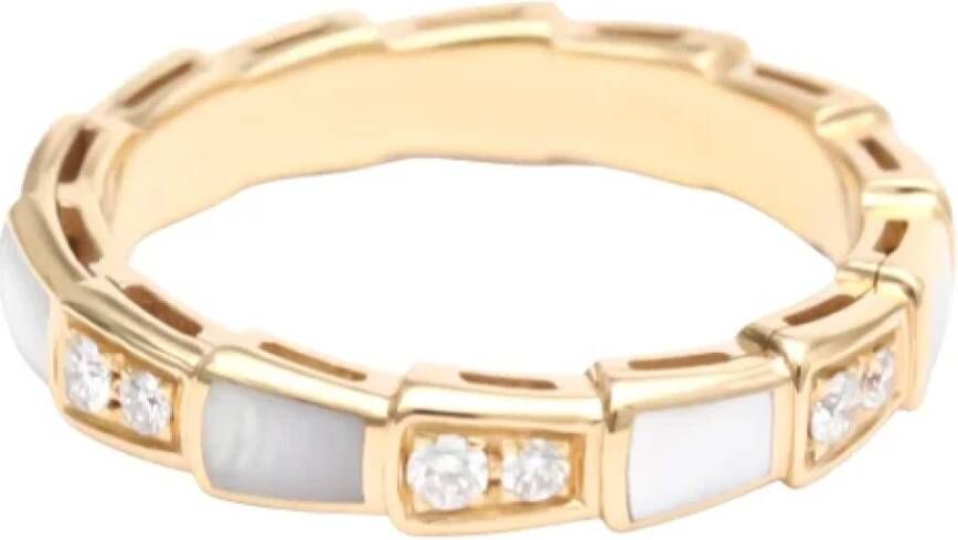 Bvlgari Vintage Voldoende roségouden ringen Geel Dames
