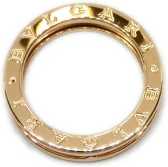 Bvlgari Vintage Voldoende roségouden ringen Geel Dames