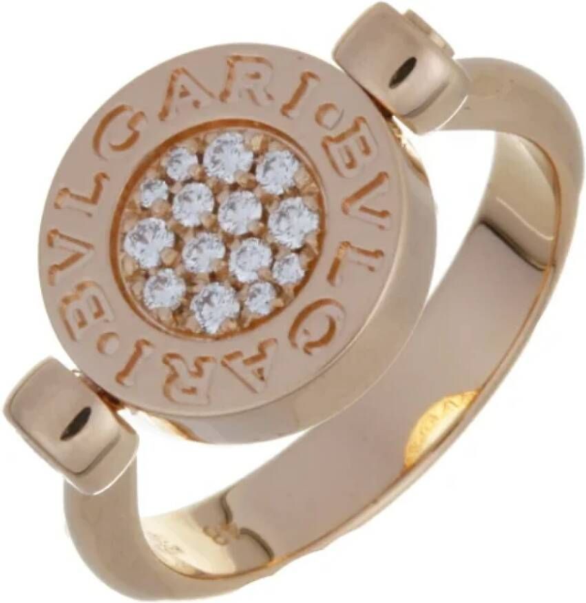 Bvlgari Vintage Voldoende roségouden ringen Roze Dames