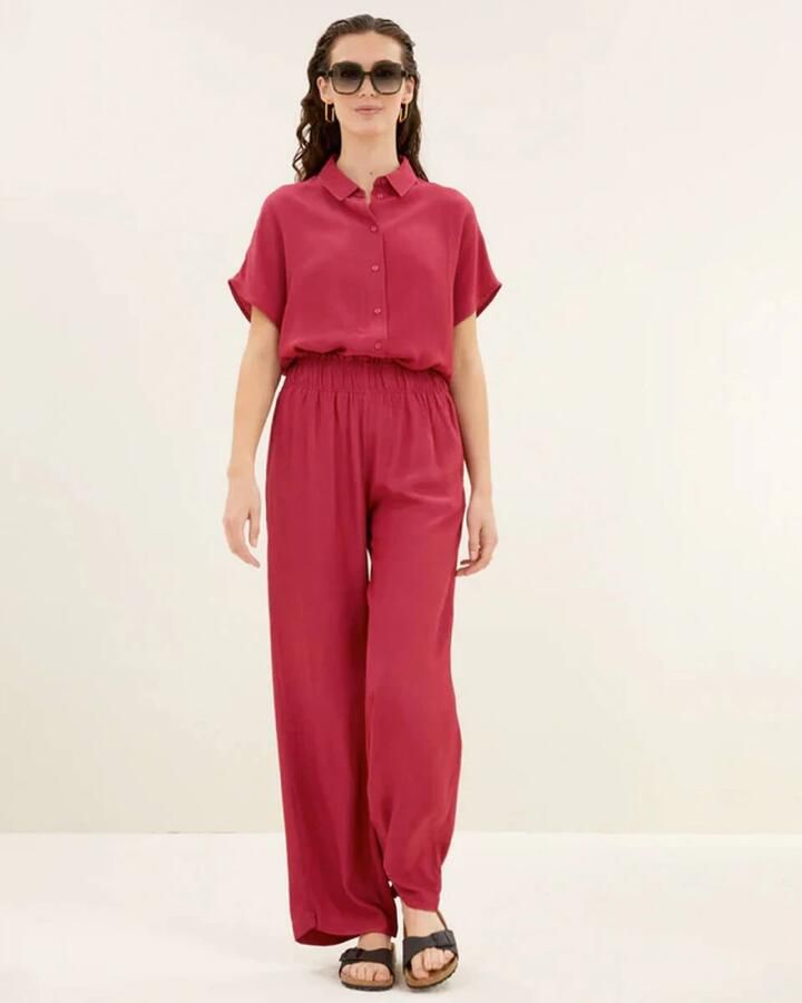 By-Bar Robyn Viscose Broek Pink Dames - Foto 2