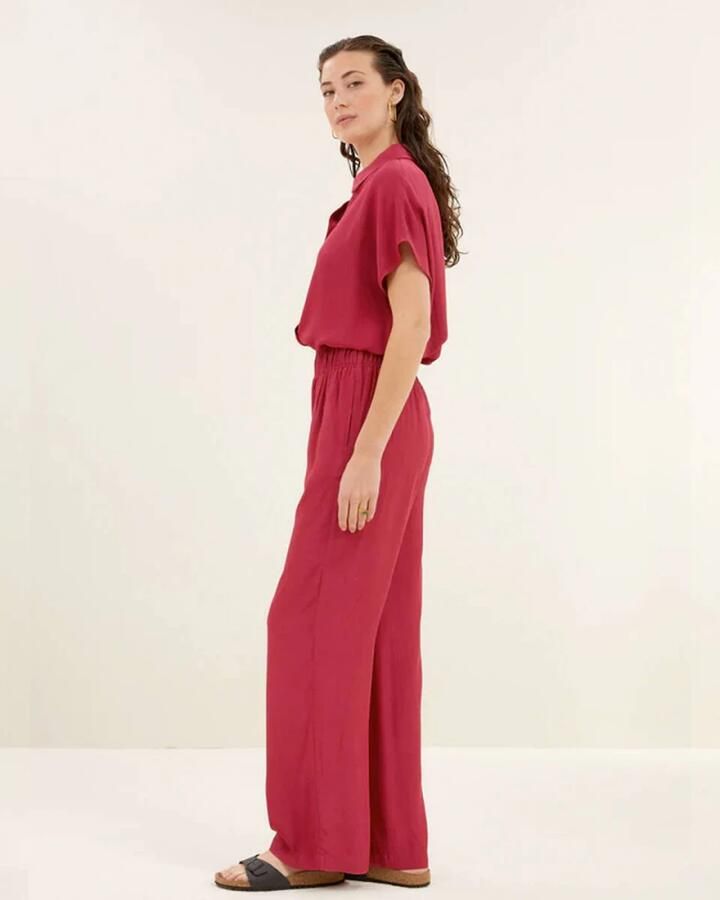 By-Bar Robyn Viscose Broek Pink Dames - Foto 3