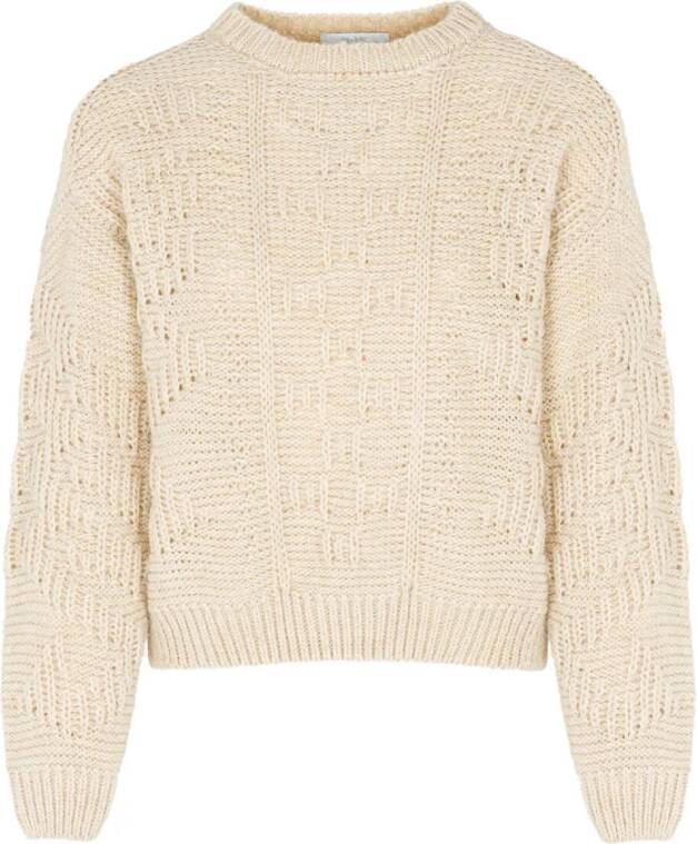 By-Bar Pullover Beige Dames