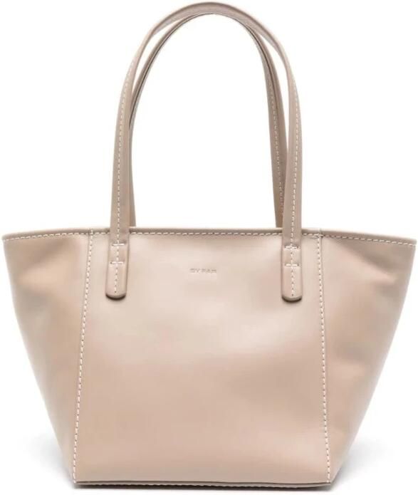 By Far Shoppers & Totes Taupe Leather Handbag in beige - Foto 3
