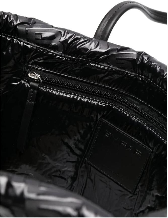 By Far Shoppers & Totes Black Embossed Leather Handbag in zwart - Foto 3