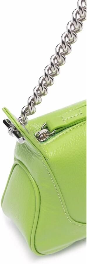 By Far Hobo bags Lambskin Pistachio Green Samira Leather Shoulder B in groen - Foto 5
