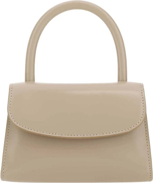 By FAR Cappuccino lederen mini handtas Beige Dames