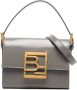By FAR Semi Patent Lederen Crossbody Tas Gray Dames - Thumbnail 1