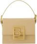 By FAR Klassieke Doosvormige Leren Cross Body Tas Beige Dames - Thumbnail 1