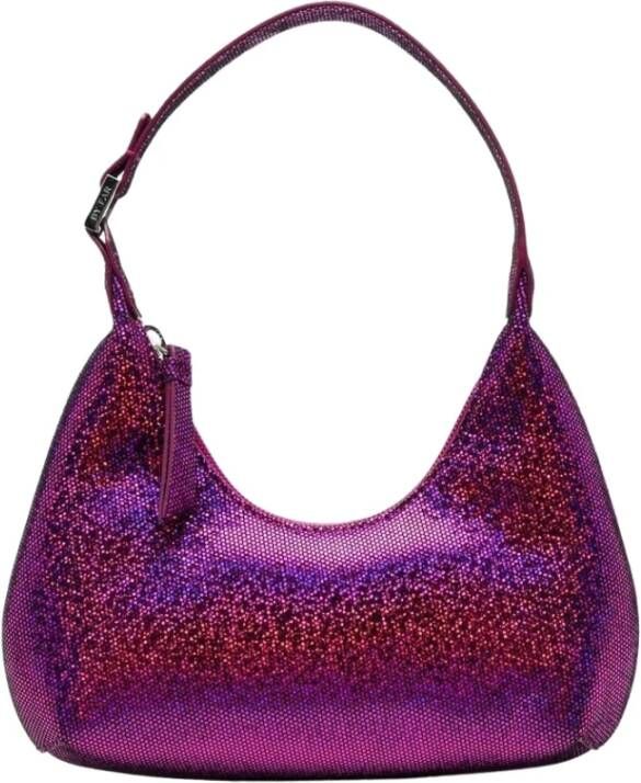 By FAR Schoudertas met Glitterdetail Pink Dames