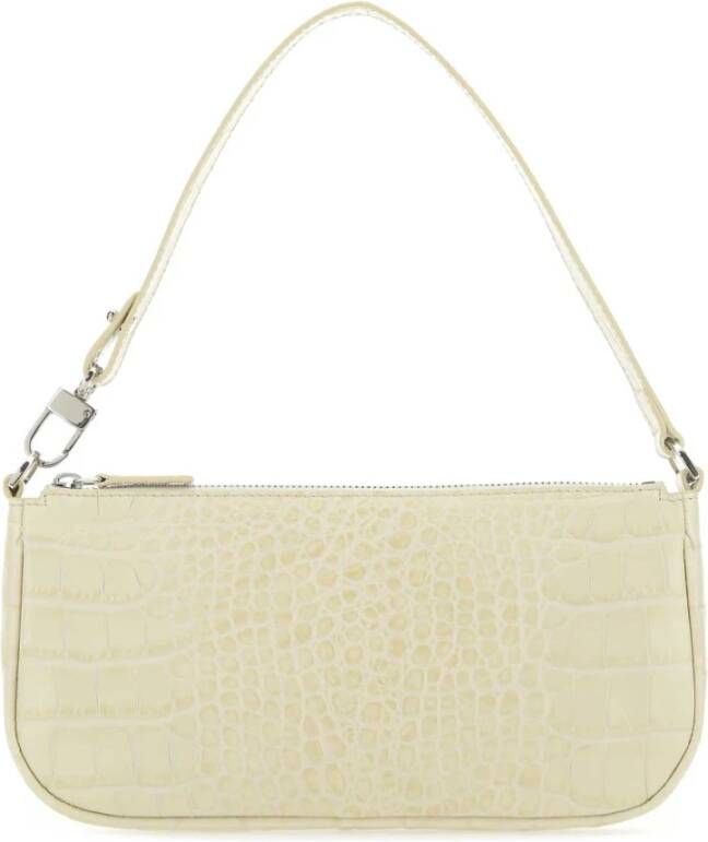 By FAR Snd lederen rachel handtas Beige Dames