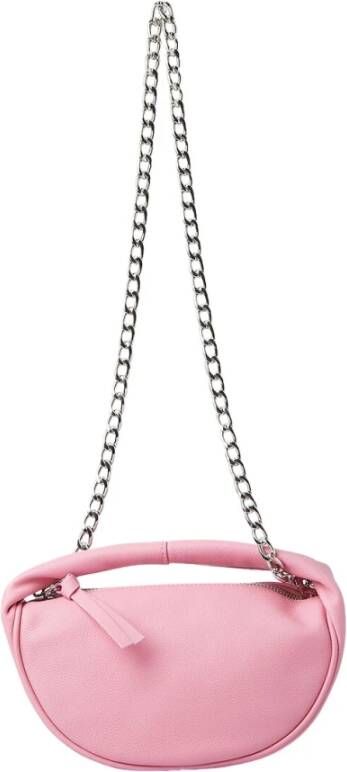 By FAR Vintage-geïnspireerde leren schoudertas Pink Dames
