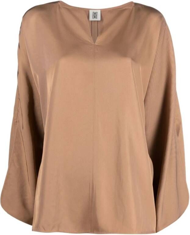 By Malene Birger 1V2 Tobacco Brown Calias Overhemden By Herenne Birger Bruin Dames