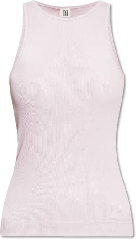 By Malene Birger Amani ribbed tank top By Herenne Birger Paars Dames