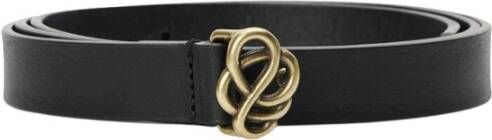 By Malene Birger 'Ouma' leren riem By Herenne Birger Zwart Dames