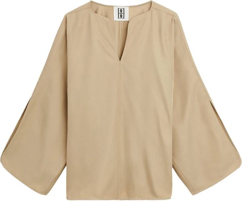 By Malene Birger Calias relaxed-fit shirt By Herenne Birger Beige Dames