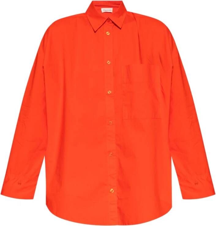 By Malene Birger Derris shirt van biologisch katoen By Herenne Birger Oranje Dames