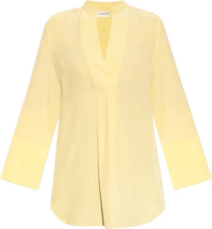 By Malene Birger Flaiy zijden top By Herenne Birger Yellow Dames