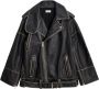By Malene Birger Leren jas By Herenne Birger Zwart Dames - Thumbnail 1