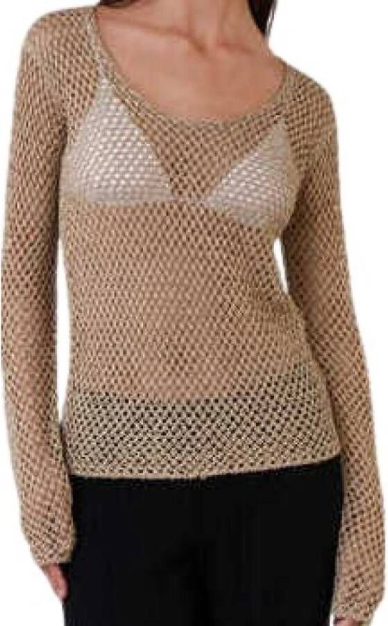 By Malene Birger Gebreide kleding met V-hals By Herenne Birger Beige Dames