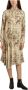 By Malene Birger Vanuna bedrukte jurk By Herenne Birger Beige Dames - Thumbnail 1