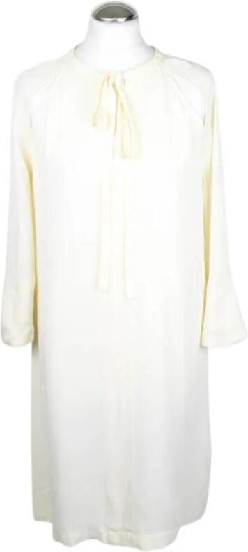 By Malene Birger Pre-owned Pre-ownedViscosedresses By Herenne Birger Pre-owned Wit Dames