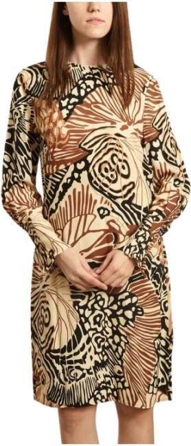 By Malene Birger Sète long sleeves printed dress By Herenne Birger Beige Dames