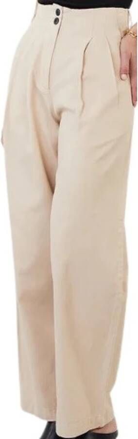By Malene Birger Stijlvolle Straight Broeken By Herenne Birger Beige Dames