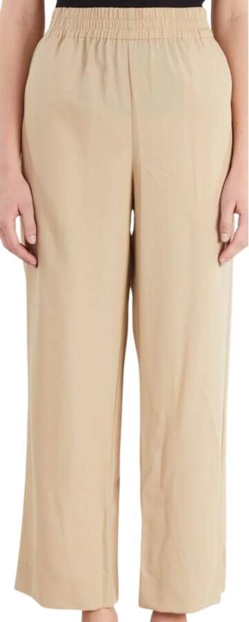 By Malene Birger Straight Trousers By Herenne Birger Beige Dames