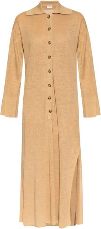 By Malene Birger Thoni linnen jurk By Herenne Birger Beige Dames