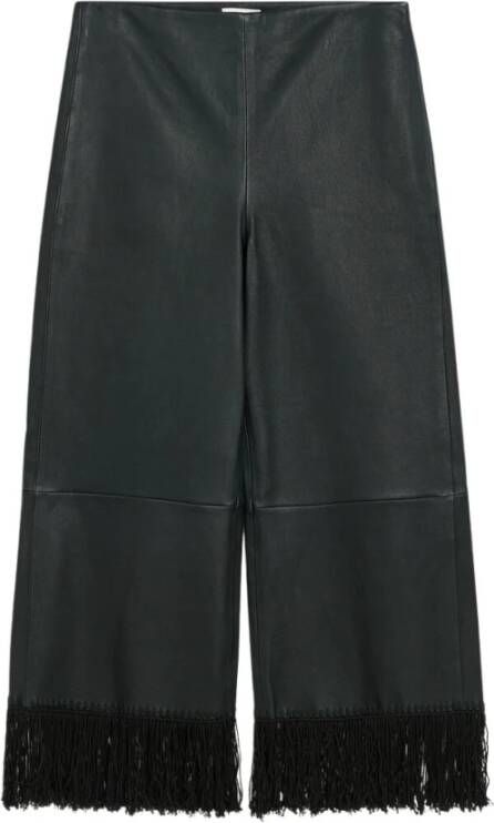 By Malene Birger Leather Trousers By Herenne Birger Zwart Dames