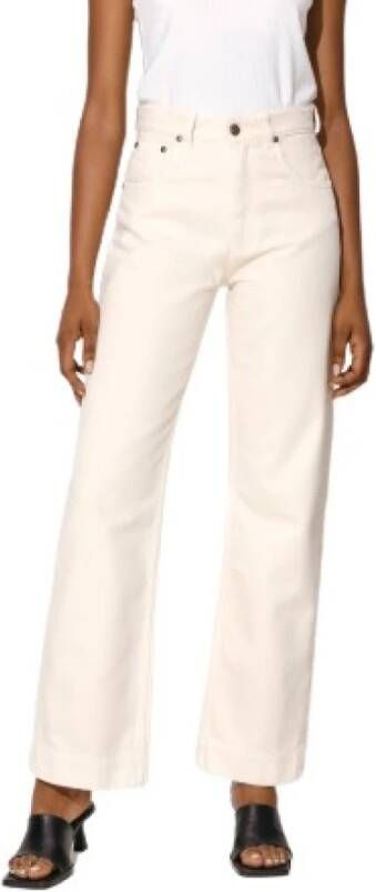 By Malina Straight Jeans Beige Dames