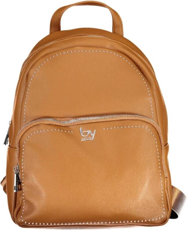 Byblos Elegante Bruine Rugzak met Contrasterende Details Brown Unisex