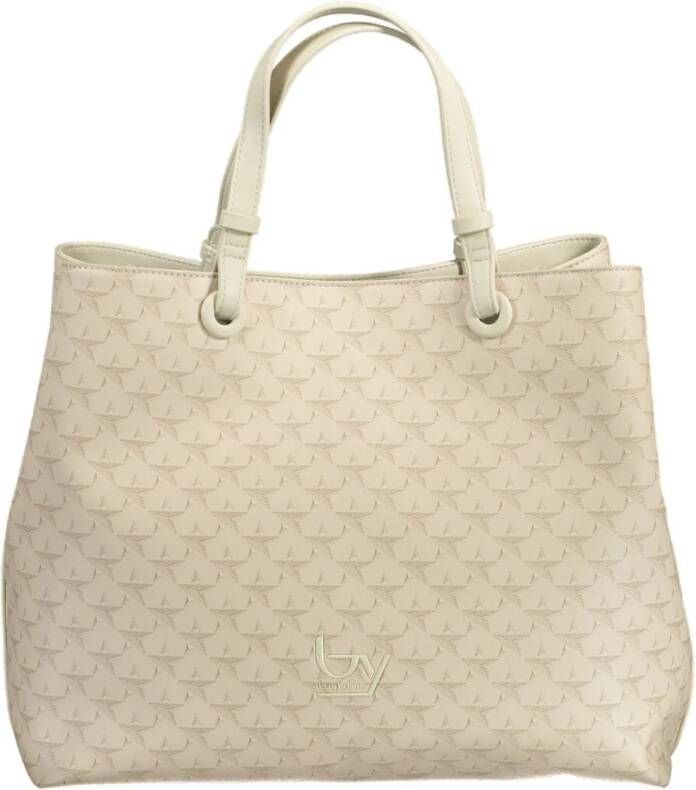 Byblos Beige PVC Handtas met Verstelbare Band Beige Dames