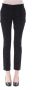Byblos Zwarte Acryl Slim Fit Broek met Patronen Black Dames - Thumbnail 1