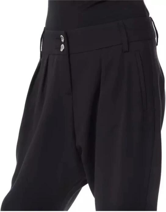 Byblos Zwarte Oversized Broek met Voor- en Achterzakken Black Dames - Foto 3