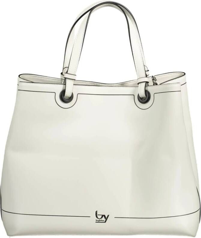 Byblos Elegante witte handtas met twee compartimenten White Dames