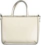 Byblos Witte PVC Handtas met Handvatten en Afneembare Schouderriem White Dames - Thumbnail 1