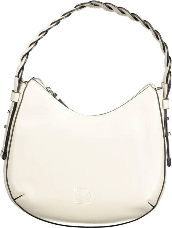 Byblos Witte PVC Handtas met Verstelbare Schouderband White Dames