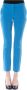 Byblos Lichtblauwe Skinny Broek met Ritssluiting Blue Dames - Thumbnail 1