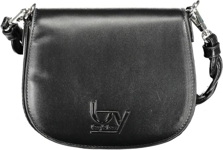 Byblos Elegante Zwarte Handtas met Contrasterende Details Black Dames